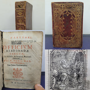 Officium Hebdomadae Sanctae, ad Missalis & Breuiarij reformatorum rationem, Pii V pont. max. iussu restitutum, 1598