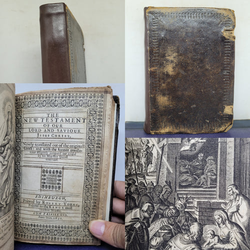 The New Testament of our Lord and Saviour Jesus Christ. Extra Illustrated With 109 Engraved Plates Bound In; Bound with; The Book of Common Prayer; Bound With; The Whole Book of Psalms Collected into English Metre, 1636/1639