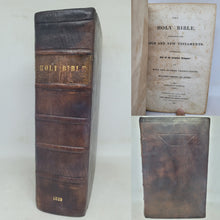 Load image into Gallery viewer, The Holy Bible, Containing the Old and New Testaments: Translated out of the Original Tongues: and with the Former Translations Diligently Compared and Revised, 1829