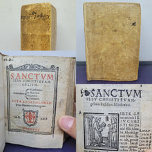Load image into Gallery viewer, Sanctum Iesu Christi Evangelium. Secundum Matthaeum Marcum Lucam Ioannem acta apostolorum diuo Hieronymo interprete, 1529