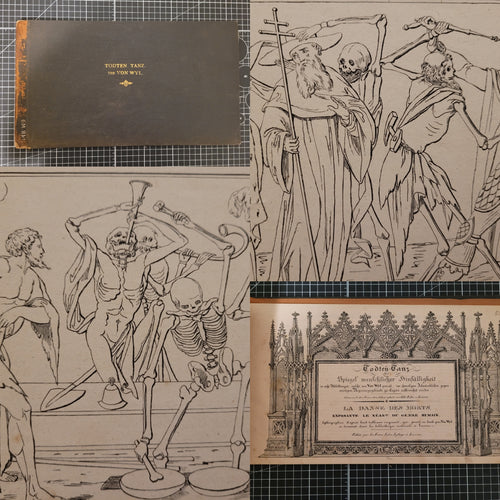 Todten-Tanz oder Spiegel menschlicher Hinfälligkeit in acht Abbildungen, welche von Von Wyl gemalt, im ehemaligen Jeusitenkloster, gegenwartigen Regierungsgebaude zu Luzern aufbewahrt warden, 1838
