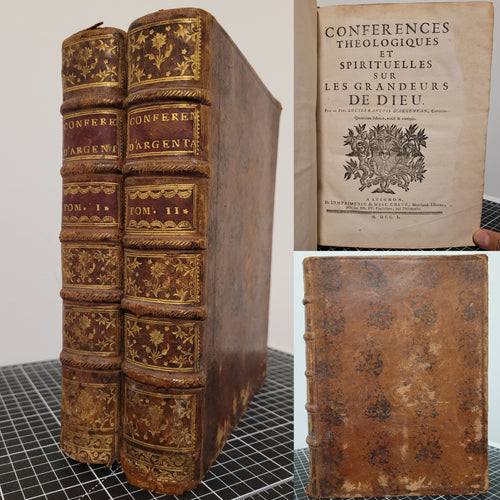 Conferences Theologiques et Spirituelles Sur Les Grandeurs De Dieu, 1750-1752. Volumes 1-2 of 3