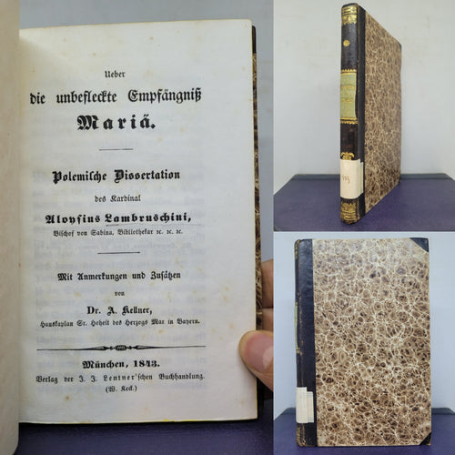 Ueber die Unbefleckte Empfangniß Mariä: polemische Dissertation, 1843