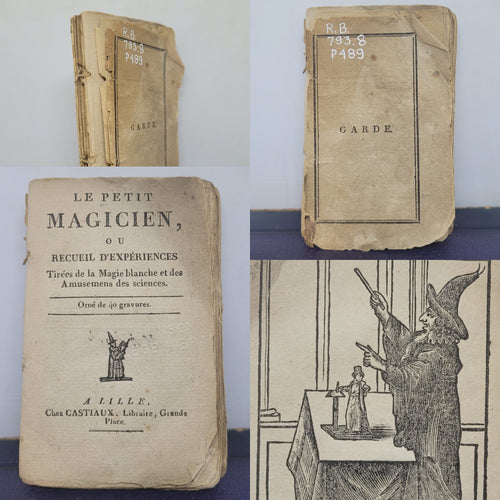 Le Petit Magicien, ou Recueil d'Experiences Tirees de la Magie Blanche et des Amusemens des Sciences, Circa 1817