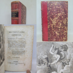 Dictionnaire infernal, ou, Recherches et anecdotes, sur les démons, les esprits, les fantômes, les spectres, les revenants….,1818. First Edition