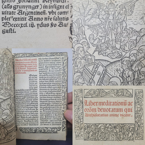 Liber Meditationum ac Ororum Devotarum qui Antidotarius anime dicitur, 1491