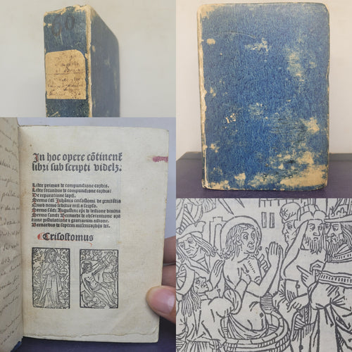 In Hoc Opere: continentur libri sub scripti videlicet; Bound With; Confessio generalis optima et compendiosa; Bound With; Dieta Salutis a Beato Bonaventura, 1497/1496/1497. Extraordinarily Scarce Sammelband of Incunables. Not Recorded on ISTC