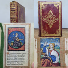 Load image into Gallery viewer, Ces Presentes Heures a l&#39;Usaige de Romme, 1520. Extremely Scarce Illuminated Books of Hours Printed on Vellum, With 9 Large Miniatures, and 6 Smaller Figures. Extremely Scarce, No Recorded Copies on USTC