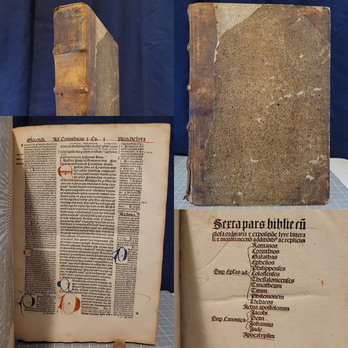 ***RESERVED*** Sexta Pars Biblie cu(m) glosa ordinaria & expositiõe lyre litteralo & morali, 1498