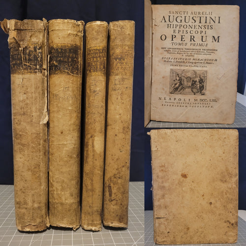 Sancti Aurelii Augustini hipponensis episcopi Operum, 1754/1756/1757/1763. Volumes 1, 3, and 4 1-2