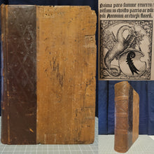 Load image into Gallery viewer, Summa Theologica. Prima-Secunda pars summe reverendissimi in Christo patris, 1511. Parts 1-2 of 4. Bound in Wooden Boards