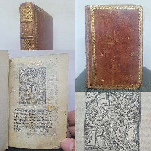 ***RESERVED*** Hore Beate Marie Virginis Secundum usum Parisiensem, 1528. Extremely Scarce Book of Hours Printed on Vellum, With 11 Miniatures. Recorded as a Lost Edition on USTC