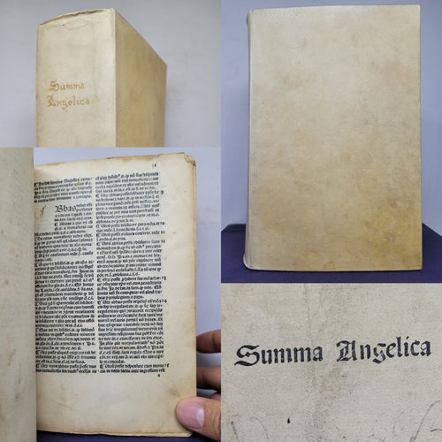 Summa Angelica de Casibus Conscientiae. With additions by Hieronymus Tornieli, 1495. Sparsely Annotated, With a Few Hand-drawn Manicules