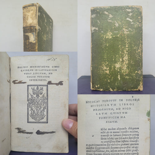 Polybii Historiarum libri quinque in Latiam conversi linguam, Nicolao Perotto interprete, 1522