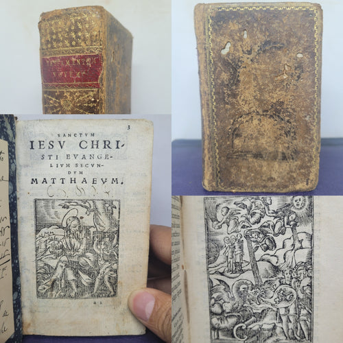 Testamenti Novi Editio Vulgate, 1547(?). Illustrated Pocket Edition of the New Testament, With Woodcuts by Jacques Le Fevre