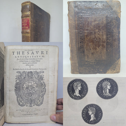 Epitome du Thresor des Antiquitez, 1553. One of the First Illustrated Works on Numismatics