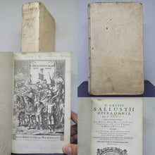 Load image into Gallery viewer, C. Crispi Sallustii Opera Omnia Quae Exstant Cum Commentariis integris Joh. Rivii, Aldi Manutii, Petri Ciacconii, Fulvii Ursini, et Heliae Putschii, Et selectis Jani Gruteri, H. Glareani, Cypr. `a Popma, Ludov. Carrionis, Jani Douzae, &amp; aliorum, 1677