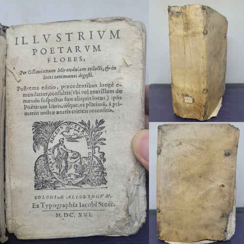 Illustrium Poetarum Flores, 1616. Poetry from Homer, Ovid, Sappho, and More