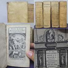 Load image into Gallery viewer, Titi Livii Historiarum Libri ex Recensione Heinsiana; And; Joh. Fred. Gonovii ad T. Livii patavini libros superstites notae, 1645/1644