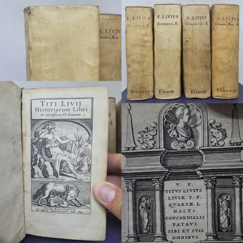 Titi Livii Historiarum Libri ex Recensione Heinsiana; And; Joh. Fred. Gonovii ad T. Livii patavini libros superstites notae, 1645/1644