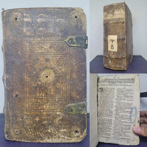 Lexicon Proso-Metricum Latino-Graeco-Germanicum et Germanico-Latinum: Additum est ad calcem praeter Calendarium Romanum ... dictionarium Ciceronianum, 1689
