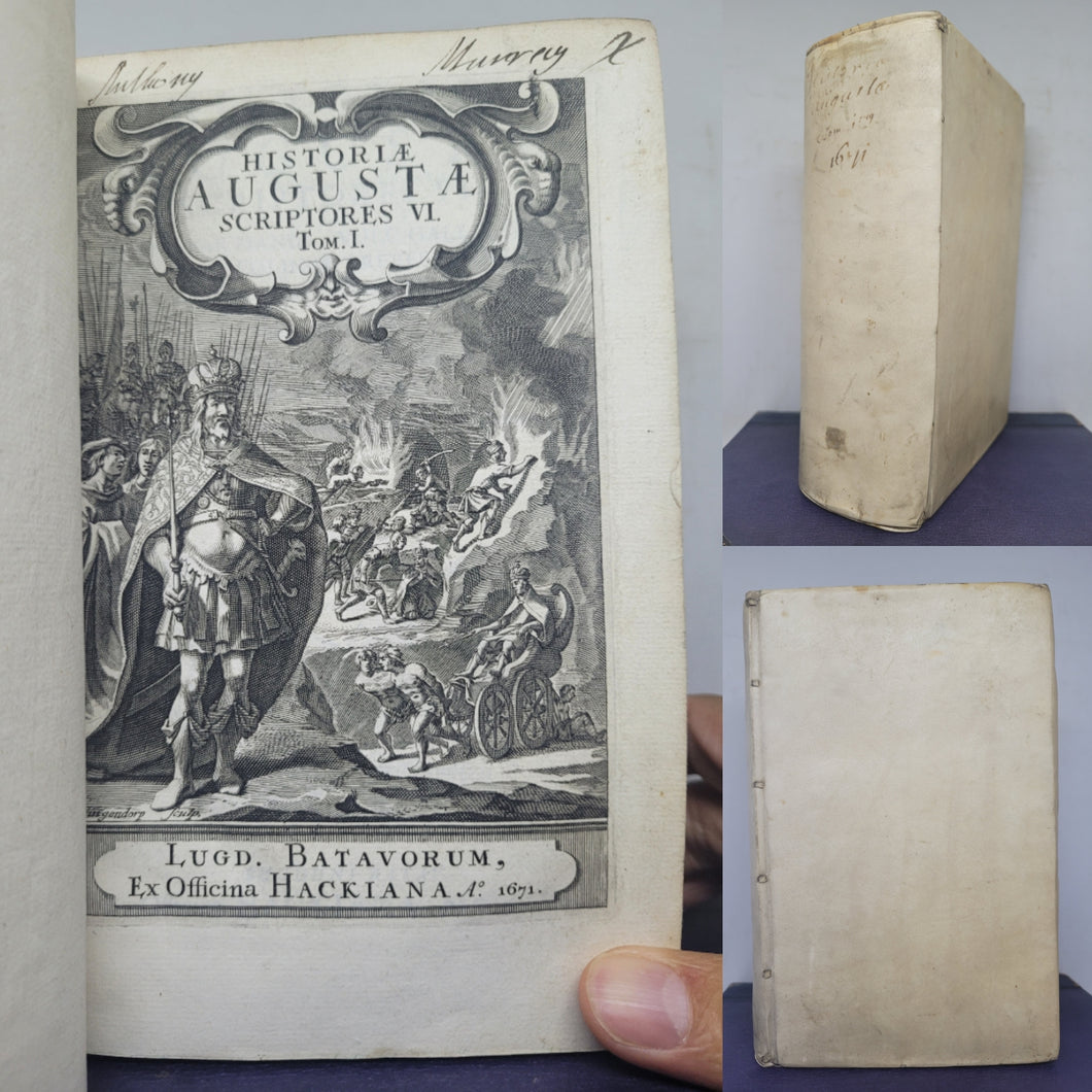 Historiae Augustae Scriptores VI. Aelius Spartianus, 1671. Volume I of II