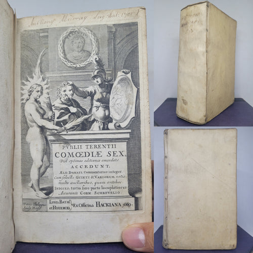 Publii Terentii Comoediae sex, post optimas editiones emendatae Accedunt, Aelii Donati commentarius integer. Cum selectis Guieti & variorum notis, multo auctioribus, quam antehac. Indices, tertia fere parte locupletiores, 1669