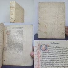Load image into Gallery viewer, Polyhistor, sive De Mirabilibus Mundi, sive Collectanea Rerum Memorabilium, 1474-1475. Wonders of the World, with An Illuminated Opening