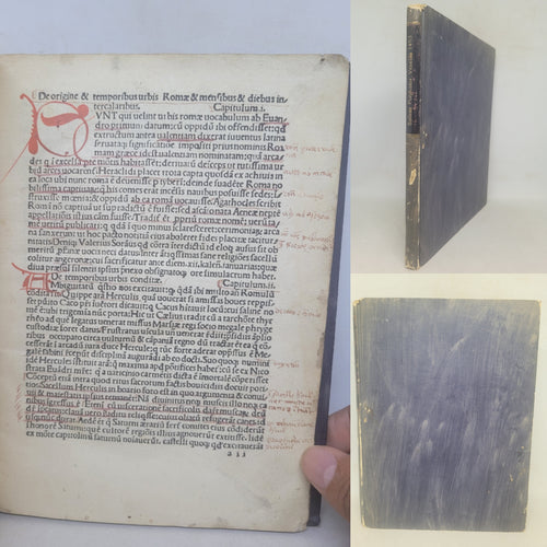 Polyhistor, sive De mirabilibus Mundi, sive Collectanea rerum memorabilium, 1493. Wonders of the World, with Early Annotations at the Beginning