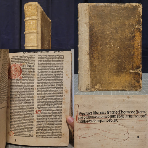 Opera: Sermones, Epistolae et alia Opuscula, 1494. The Complete Works of Kempis Including His Imitation of Christ and Meditations on the Incarnation of Christ, Nicely Rubricated