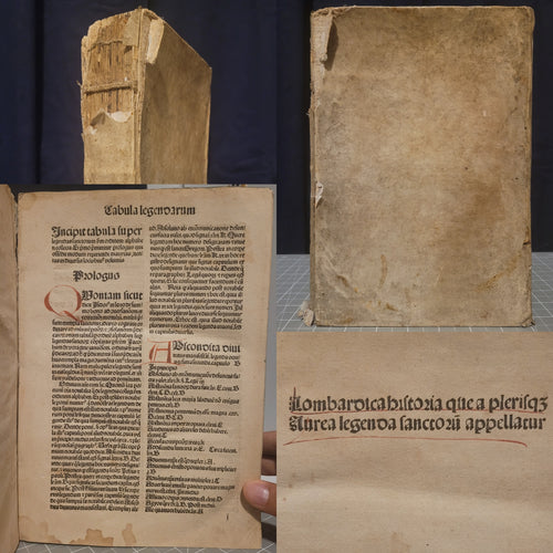 Legenda Aurea, 1496. Sparsely Annotated and Nicely Rubricated