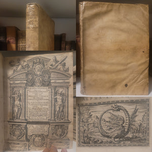 Delle Allusioni, Imprese, et Emblemi del Signor Principio Fabricii, 1588. First and Only Edition of this Allegorical Emblem Book