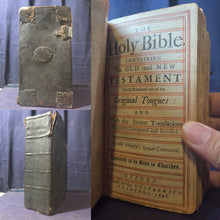 Load image into Gallery viewer, The Book of Common Prayer; Bound With; The Holy Bible Containing the Old and New Testament; Bound With, 1696. In a Fine Contemporary Binding with Silver Fittings