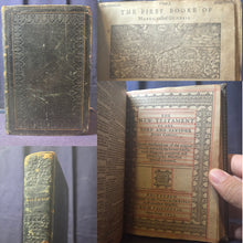 Load image into Gallery viewer, The Holy Bible Containing the Old Testament and the New, 1618(?)/1633. An Early English Bible Ruled in Red, With the First Scottish Edition of the King James New Testament