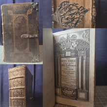 Load image into Gallery viewer, The Book of Common Prayer; Bound With; The Holy Bible, containing the Old Testament and the New, 1688/1690. With a Beautiful Contemporary Binding and Ornate Silver Clasp