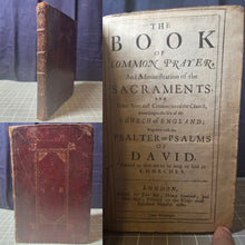 Load image into Gallery viewer, The Book of Common Prayer, together with the Psalter or Psalms of David, 1680. In a Beautifully Tooled Morocco Binding