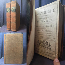Load image into Gallery viewer, The Holy Bible, Containing the Old and New Testaments, also with the Psalms of David in Metre, 1796-1797. An Early Scottish Bible
