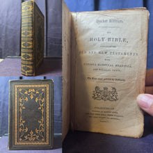 Load image into Gallery viewer, The Holy Bible Containing the Old and New Testaments, 1846. Finely Bound with Gilt Embossing. The Rare Coldstream Imprint