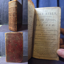Load image into Gallery viewer, The Holy Bible Containing the Old Testament and The New, 1788. In a Contemporary Fine Binding