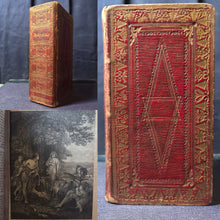Load image into Gallery viewer, The Devotional Diamond Pocket Bible, Containing The Old Testament and the New, 1821/1816 (But Actually 1826 for both). With 31 Beautiful Plates of Illustration, and in a Beautiful Contemporary Binding