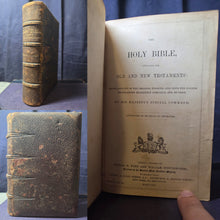 Load image into Gallery viewer, The Holy Bible Containing the Old and New Testaments, 1864. Finely Bound and With a Contemporary Owner Inscription, and Three Plates of Maps