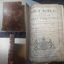 Load image into Gallery viewer, The Holy Bible containing the Old and the New Testaments, 1793. An Early and Large Folio Bible