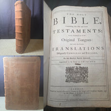 Load image into Gallery viewer, The Holy Bible containing the Old and the New Testaments, 1751. The First Baskett Bible in Folio