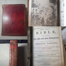 Load image into Gallery viewer, The Book of Common Prayer; Bound With; The Holy Bible Containing the Old and New Testament; Bound With; The Whole Book of Psalms, 1770/1775/1771. A Folio Bible in a Beautifully Tooled Contemporary Binding