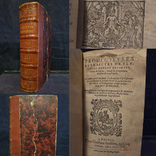 Load image into Gallery viewer, Histoires Prodigieuses Extraictes de Plusieurs Famaux Autheurs, 1595. A Rare and Fantastical Collection of Tales about Monsters, Demons, Extraordinary Events, and More, with Almost 100 Woodcuts