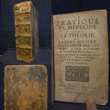 Load image into Gallery viewer, La Pratique de Medecine avec Theorie, 1682. The First of Two Volumes Encompassing Different Fields of Medicine and Theories, Focusing on Diseases and Illnesses