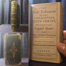 Load image into Gallery viewer, The Holy Bible Containing the Old and New Testament, 1750. Volume 2 of 2. With the New Testament and Part of the Old. Finely Bound and with Early Woman Ownership
