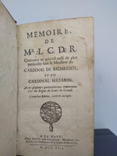 Load image into Gallery viewer, Memoires de Mr. L. C. D. R. Contenant, 1713