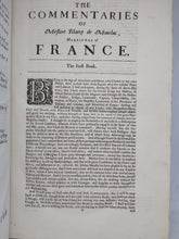 Load image into Gallery viewer, The Commentaries of Messire Blaize de Montluc, 1674