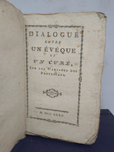 Load image into Gallery viewer, Dialogue Entre Un Eveque Et Un Cure, 1775
